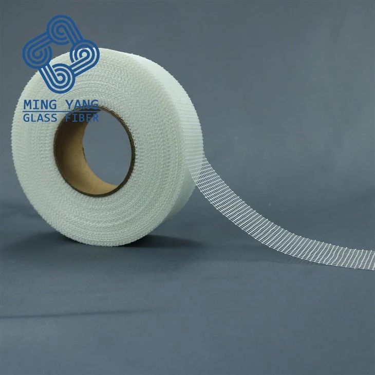 Self Adhesive Fiberglass Drywall Joint Mesh Tape With Soft Flexible Alkali Resistant Wall Material